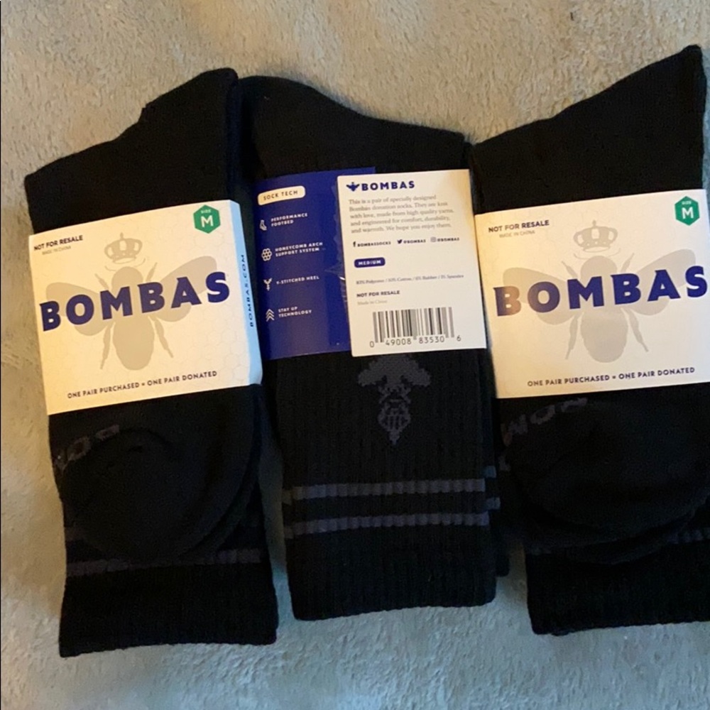 Set of 3 Bombas sock